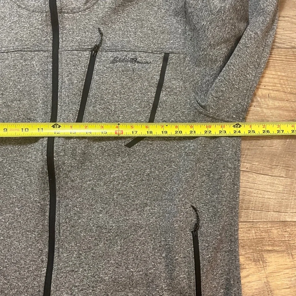 Eddie Bauer Mens Hoodie Full Zip Gray‎ Size XL Ascent Series Lightweight